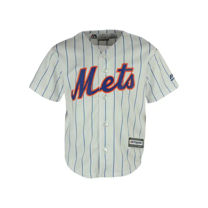 METS MLB Enfants Maillot Réplique Vierge CB blc/rbl