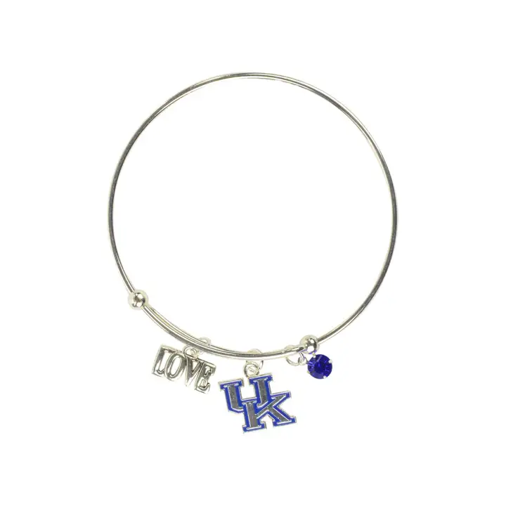 Bracelet jonc Kentucky Coil Love bleu