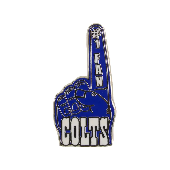 Épingle supporter N°1 des COLTS bleue