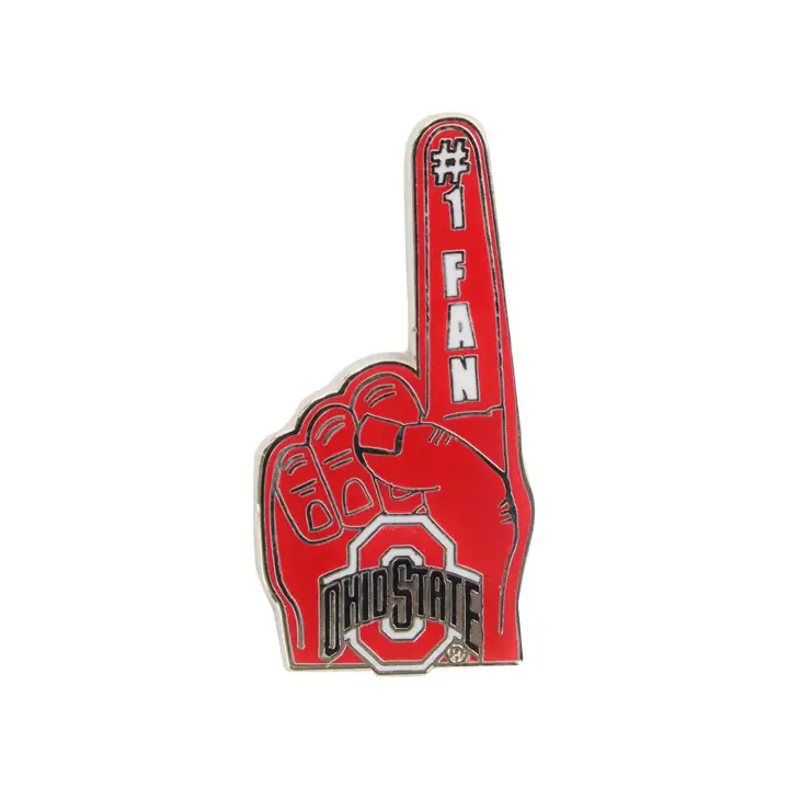 Épingle Fan n°1 de l'Ohio State, argent