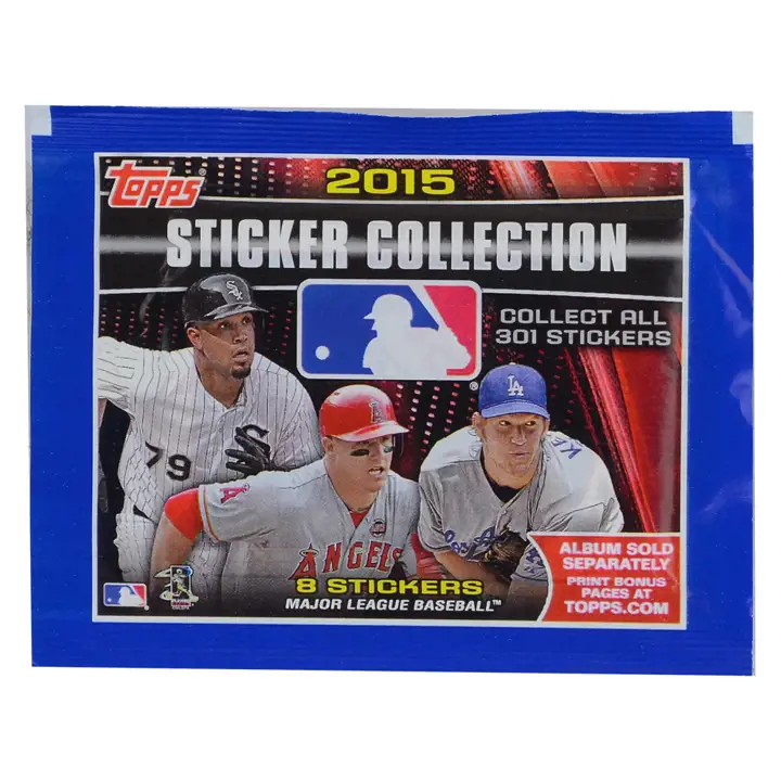 MLB Paquets d'autocollants MLB Ast