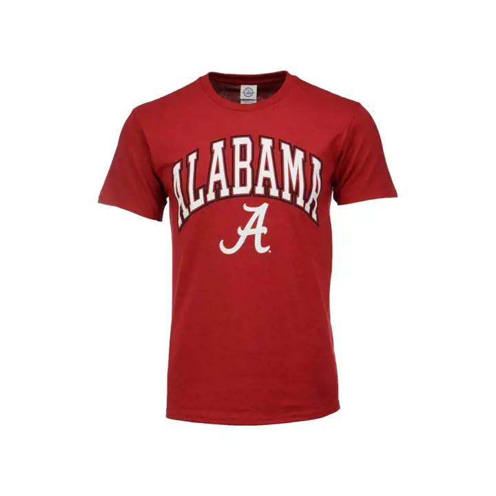 T-shirt logo de taille moyenne Alabama 2F NCAA cramoisi