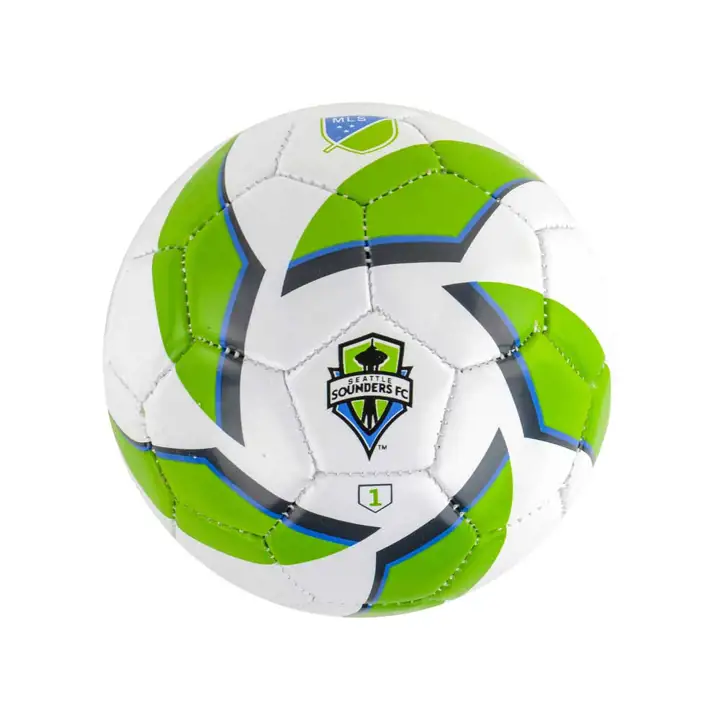 Mini ballon de soccer Sounders, blanc/vert
