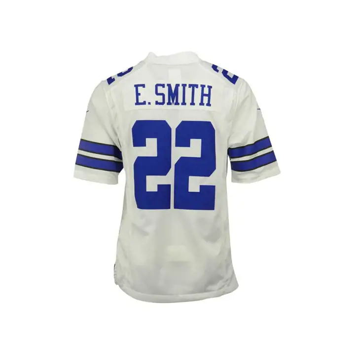Maillot de joueur retraité limité COWBOYS NFL E Smith blanc