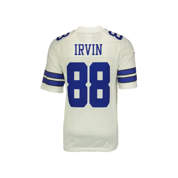 Maillot NFL Cowboys IRVIN (joueur retraité) - blanc/bleu