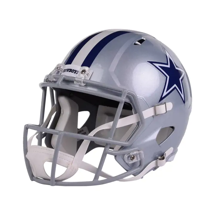 Casque COWBOYS Speed Replica argent/marine