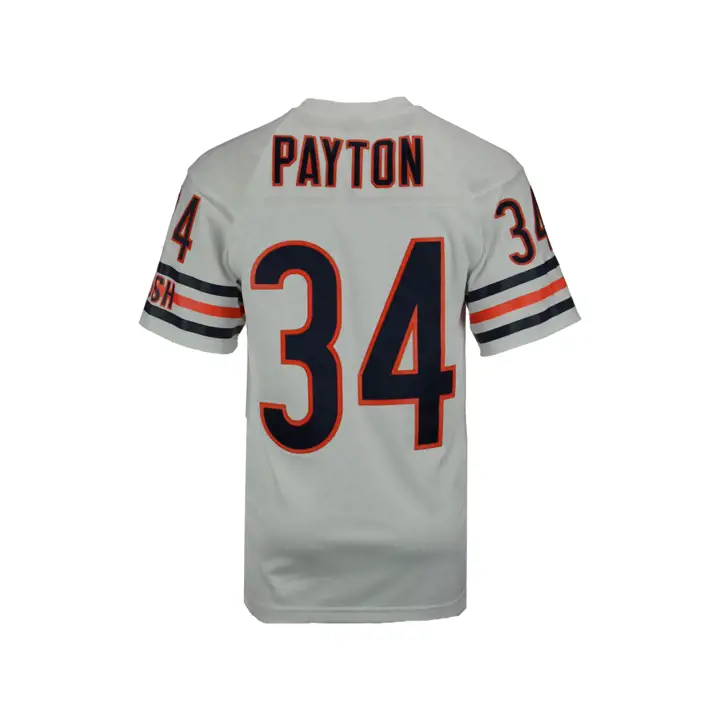 Maillot Rétro NFL M&N des BEARS Payton #34 blanc