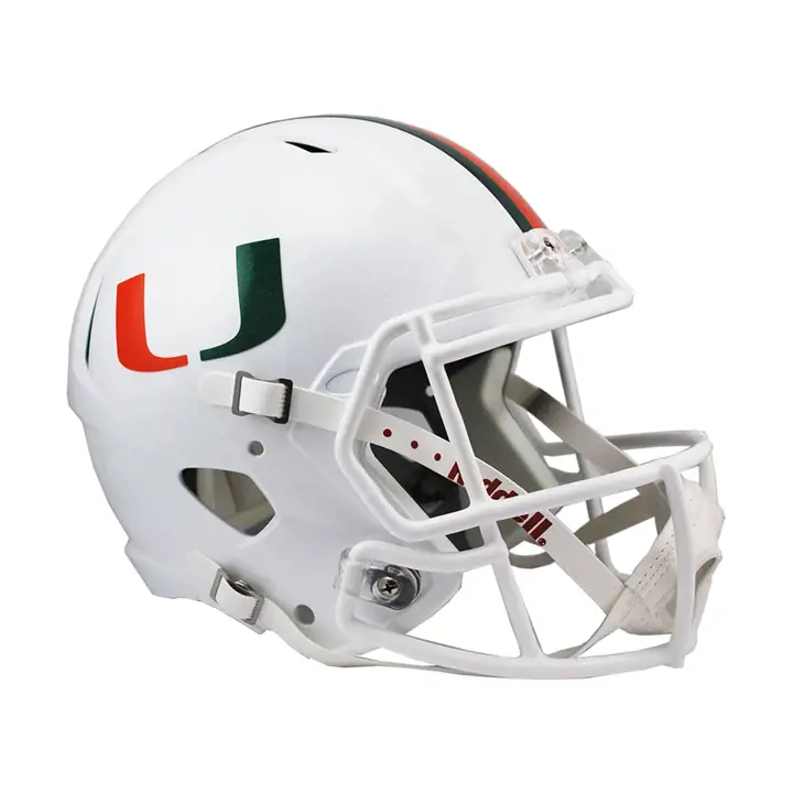 Casque de reproduction Speed de Miami (FL) vert/blanc
