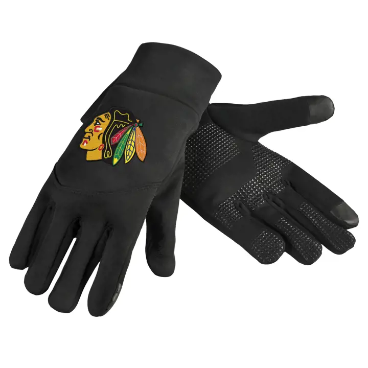 Gants tactiles BLACKHAWKS blk/Metallic