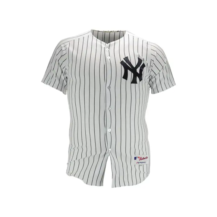 Maillot authentique de la LNB des Yankees, modèle sur le terrain, Tanaka, blanc/marine