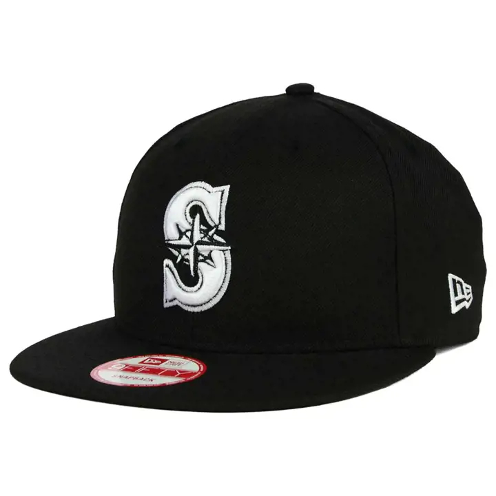 Casquette ajustable Mariners MLB B-DUB noire/blanche/noire