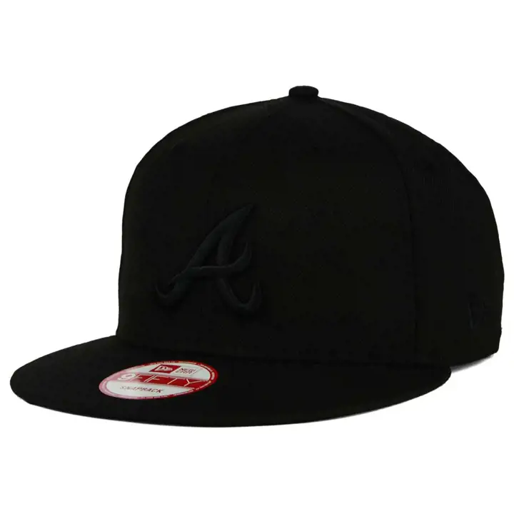 Casquette snapback BRAVES MLB Triple Black 9FIFTY N/N