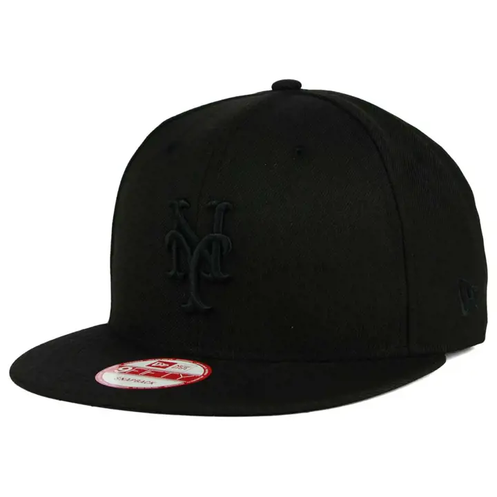 Casquette METS MLB Triple Black 9FIFTY Snapback N/N