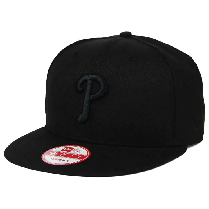 Casquette snapback 9FIFTY PHILLIES MLB Triple Black NOIR/NOIR