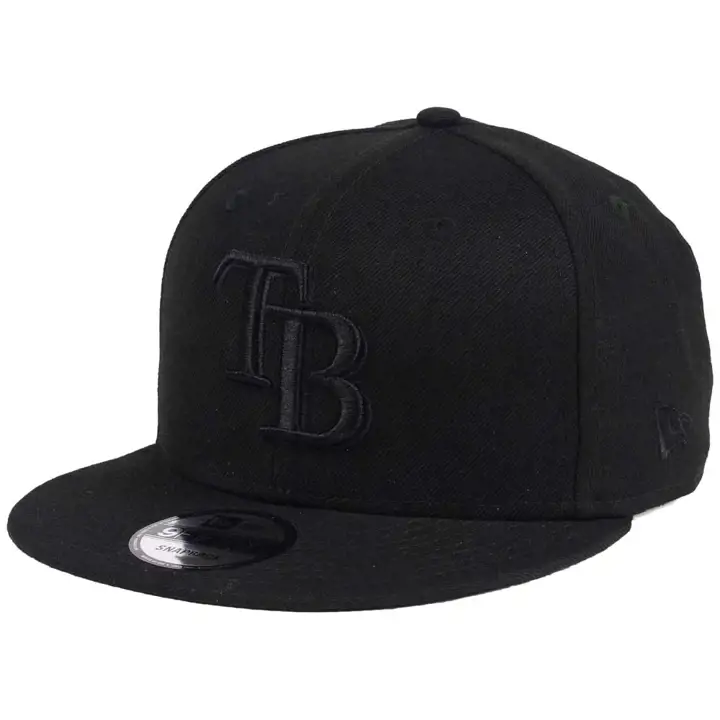 Casquette snapback 9FIFTY Triple Noir RAYS MLB N/N