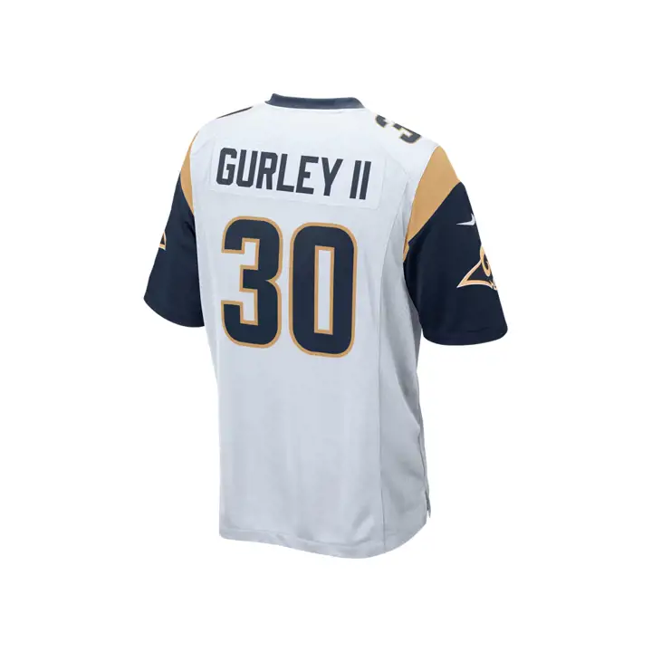 Maillot de match NFL LA Rams Gurley blc