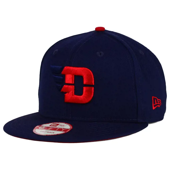 Casquette ajustée 9FIFTY à bouton-pression Dayton NCAA Core bleu marine