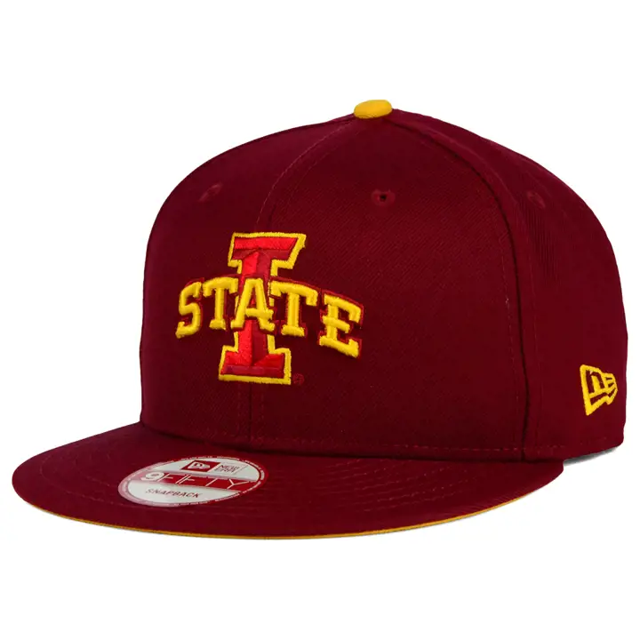 Iowa State NCAA Core 9FIFTY Snap Burgundy