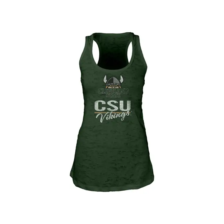 Clev State XP NCAA Débardeur Femme Dos Nageur Burnout 15 forgrn