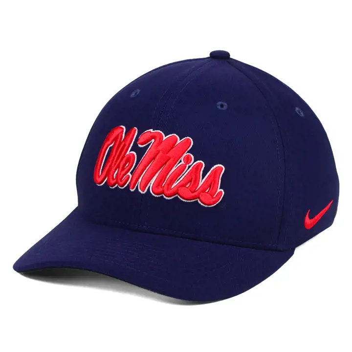 Mississippi Rebels NCAA Classic Swoosh BLEU MARINE