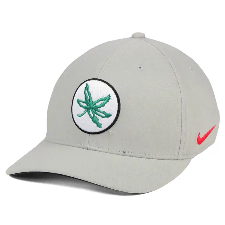 Ohio St B NCAA Classique Swoosh FEUILLE DE BUCKEYE GRY