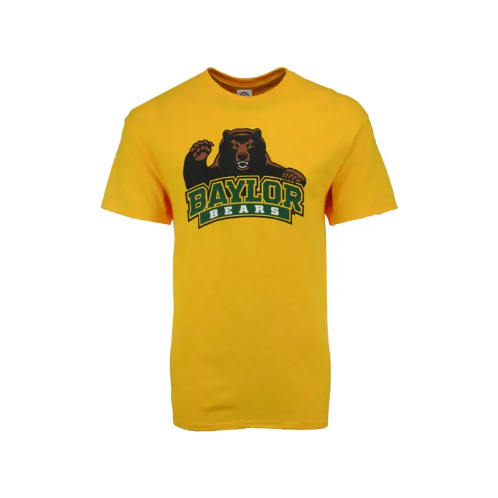 T-shirt Baylor 2F NCAA Big Logo Doré