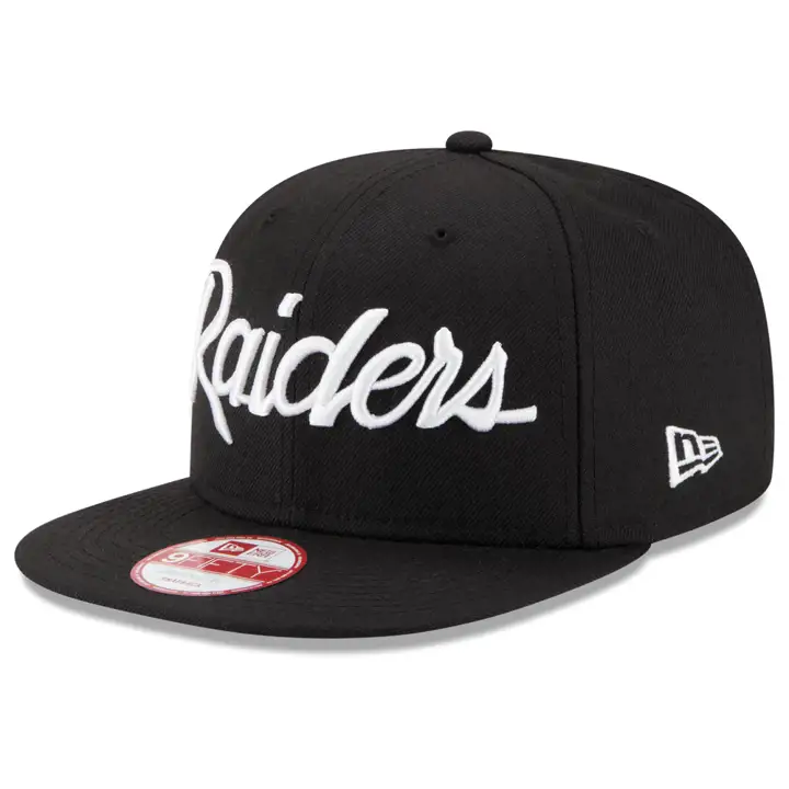 LAS VEGAS RAIDERS NFL Rétro Script 9Fifty noir