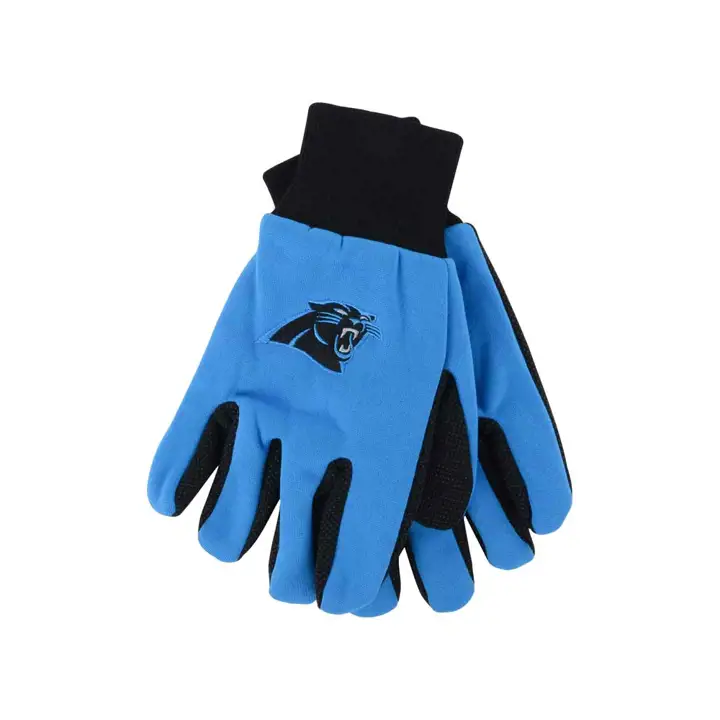 Carolina Panthers Gants de palmier couleur turq/noir