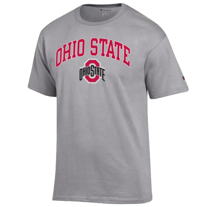 T-shirt gris à logo moyen Ohio State 2F NCAA