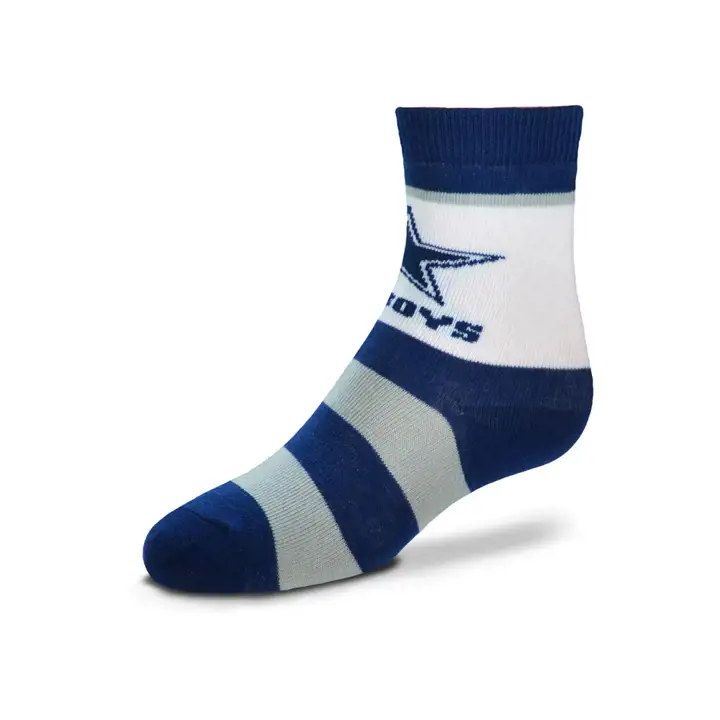 Dallas Cowboys Chaussettes Rayées Bébé marine/gris