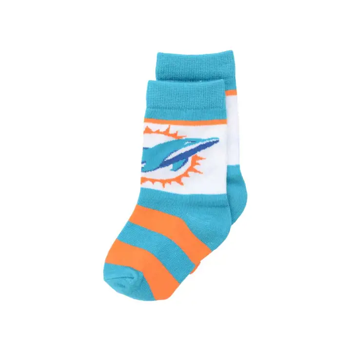 Chaussettes à rayures Miami Dolphins pour tout-petit aq/org
