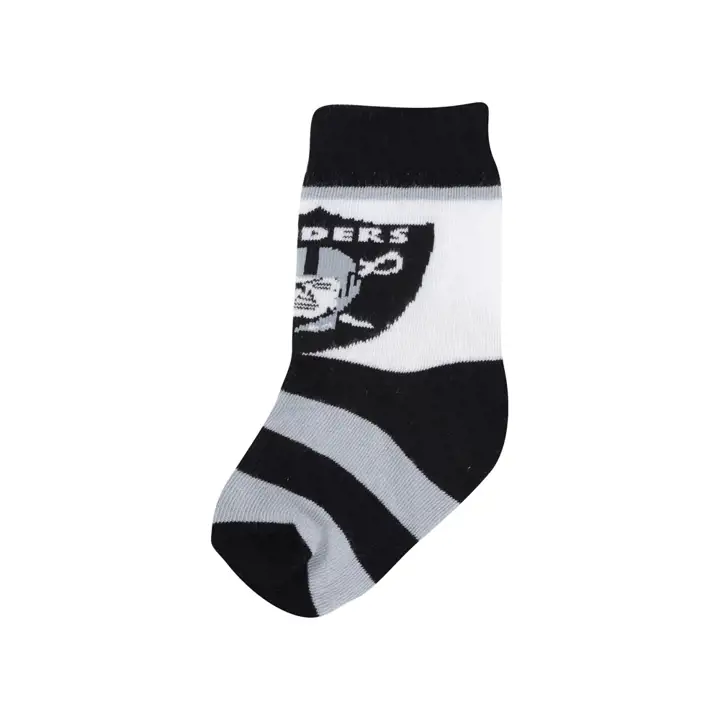 LV Raiders Chaussettes rayées pour enfant noir/argent