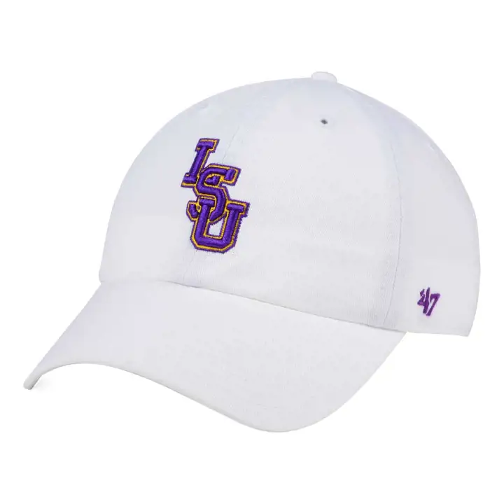 "Nettoyage LSU - NCAA \"LSU\" incliné blc"