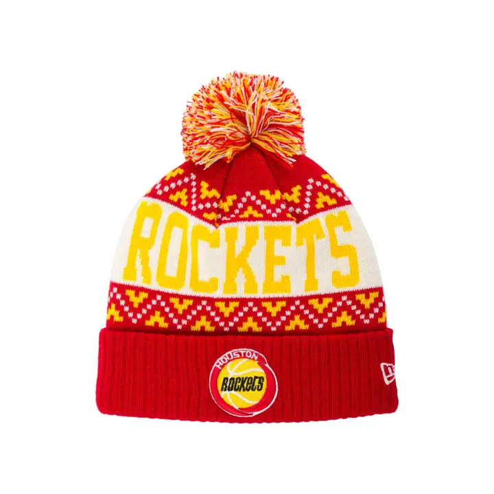 ROCKETS HWC UGLY KNIT le plus grand Hardwood Classics rouge/or/blanc