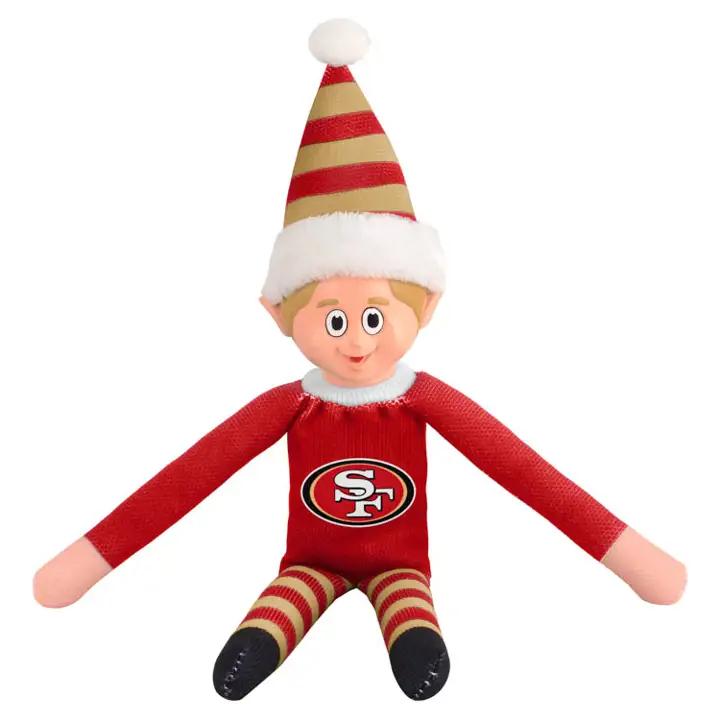 Fan des 49ers dans les tribunes rouge/or