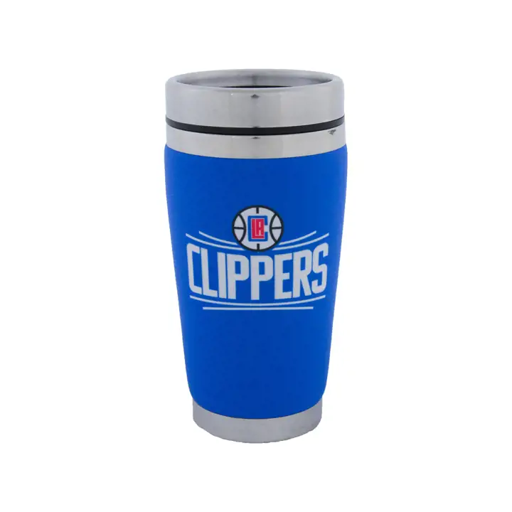 Mug en acier inoxydable CLIPPERS avec néoprène - 473ml LA ON C bleu