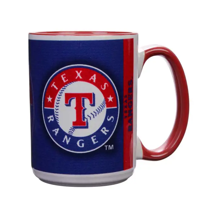 Mug à couleur intérieure - Fan inconditionnel des Texas Rangers - 44 cl ROUGE/RBL
