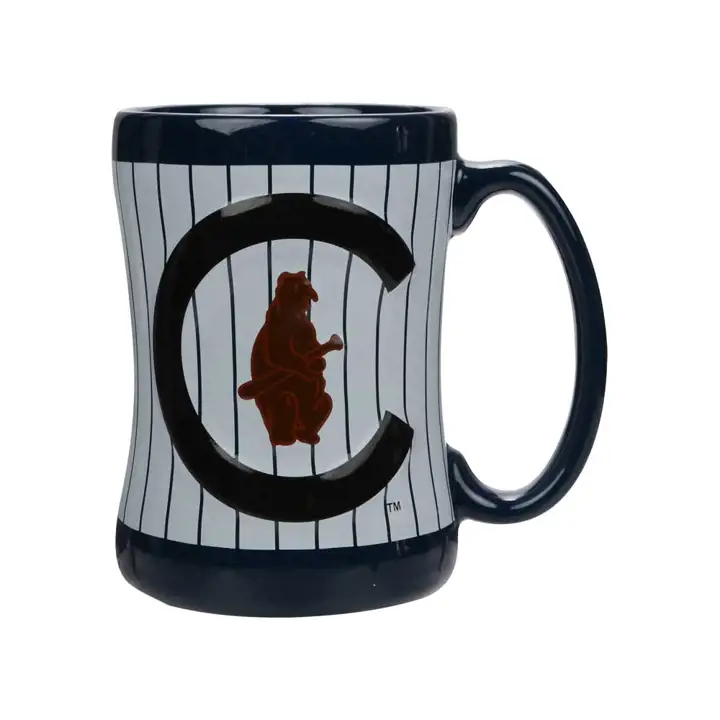 Tasse à anse CUBS 14 oz Motif ours 1970 marine/blanc