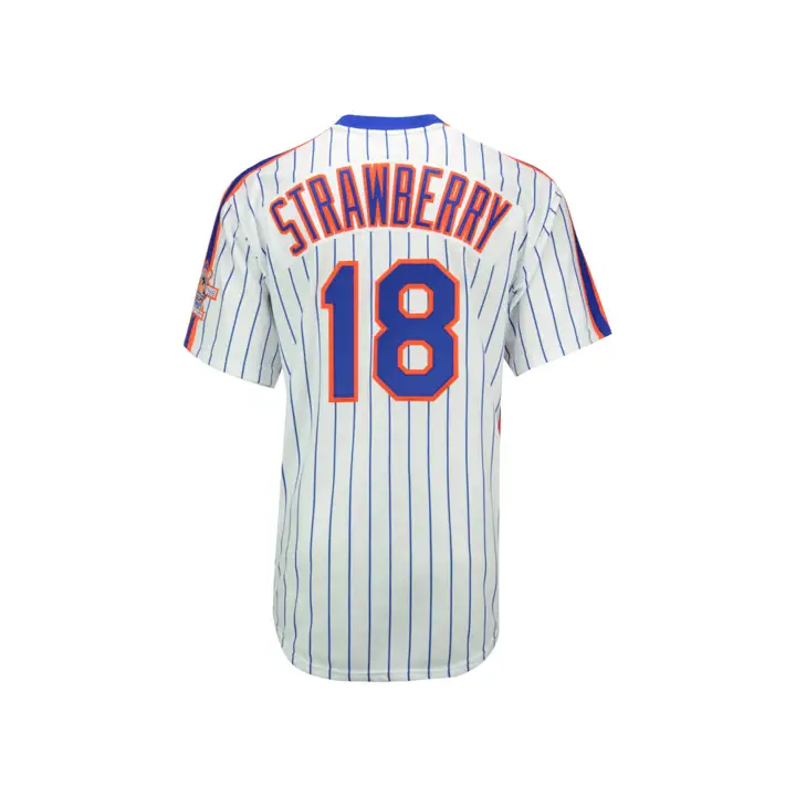METS MLB Maillot Authentique Fraise blc/rbl/org