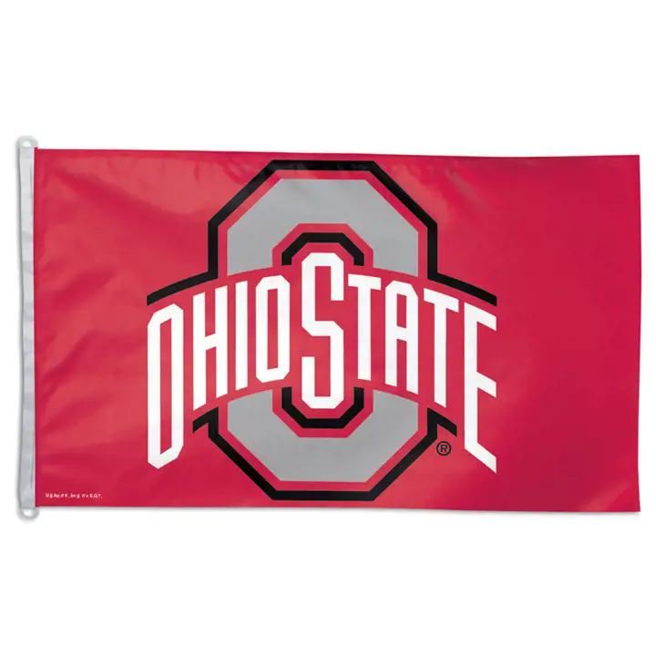 "Drapeau de luxe Ohio State 3x5 "O" ast"
