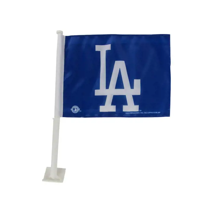 "Drapeau de voiture DODGERS Rico « LA » bleu"