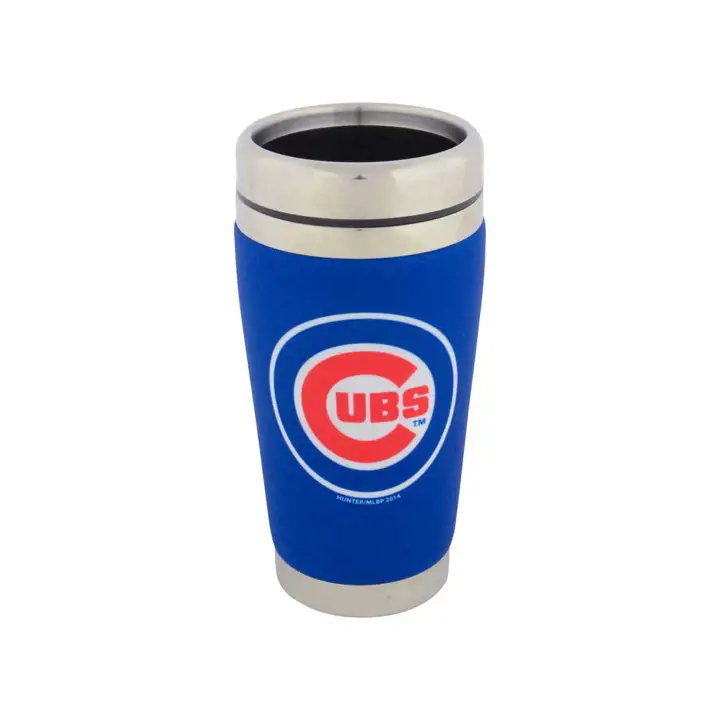 Mug en acier inoxydable CUBS avec néoprène - Bullseye 473 ml rbl/arg