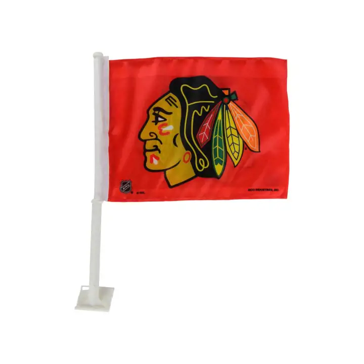 Drapeau de voiture BLACKHAWKS Rico rouge