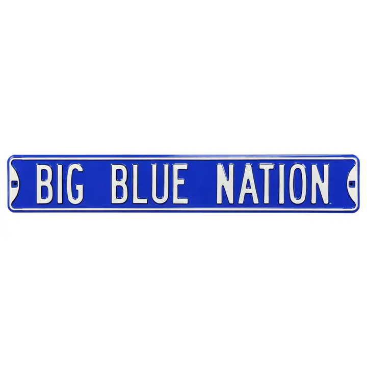 Kentucky Authentic Street Sign Big Blue Nation rbl