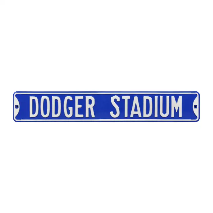 DODGERS Panneau de rue authentique - Série Stade Dodger Stade