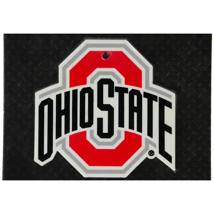 Aimant en acier Ohio State rouge/gris/noir