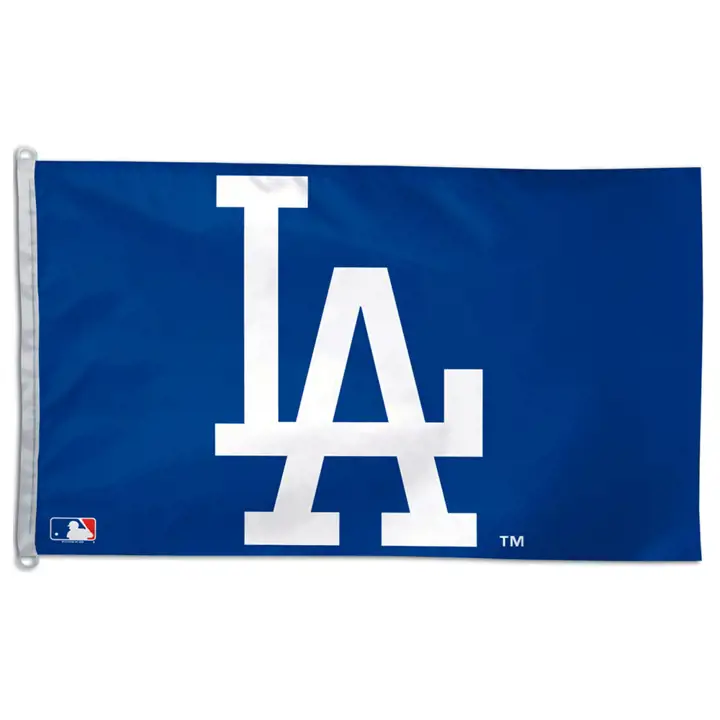 Drapeau de luxe des Dodgers 3X5 Wincraft rbl/wht