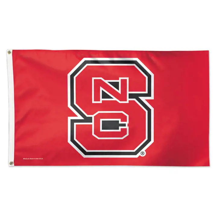Drapeau de luxe NC State 3X5 Wincraft rouge