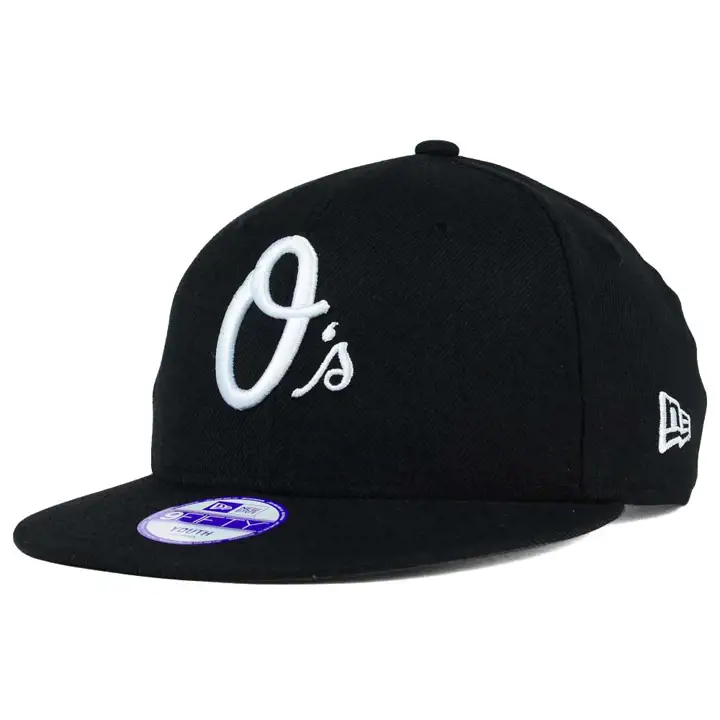 Casquette SNAP Orioles YTH B-DUB noire/blanche