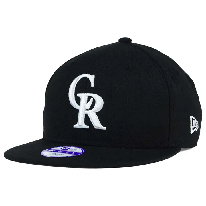 Rockies JUNIOR B-DUB SNAP blk/wht
